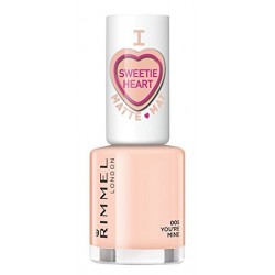 RIMMEL LONDON NAIL POLISH SWEETIE HEART MATTE YOURE MINE 005 8ML