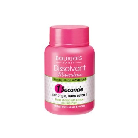 BOURJOIS PARIS 1 SECOND MIRACULEUX QUITAESMALTE 75ML