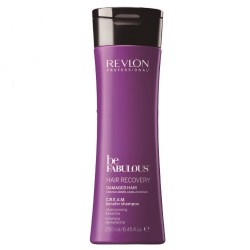 Comprar champu REVLON BE FABULOUS HAIR RECOVERY CREAM KERATIN SHAMPOO 250 ML