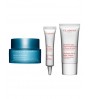 CLARINS HYDRA ESSENTIEL CREMA HIDRATANTE DESALTERANT TP 50 ML + GEL OJOS 10 ML + B. CORP 30 ML SET REGALO