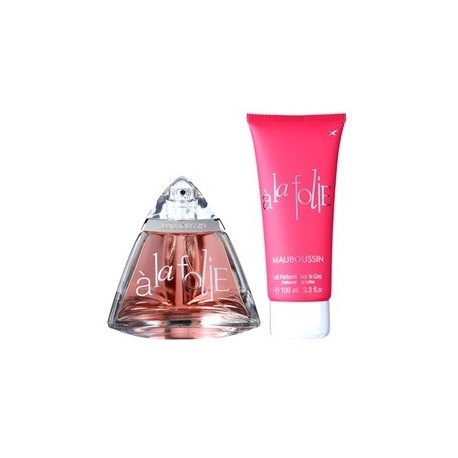 comprar perfumes online MAUBOUSSIN A LA FOLIE EDP 100 ML + B/L 100 ML + SET REGALO mujer