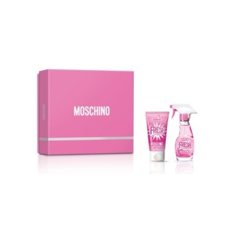 comprar perfumes online MOSCHINO PINK FRESH COUTURE EDT 30 ML + B/L50 ML SET REGALO mujer