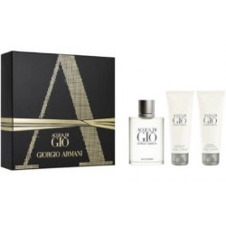 comprar perfumes online hombre GIORGIO ARMANI ACQUA DI GIO EDT 100 ML + GEL 75 ML + AFTER SHAVE BALSAMO 75 ML SET REGALO