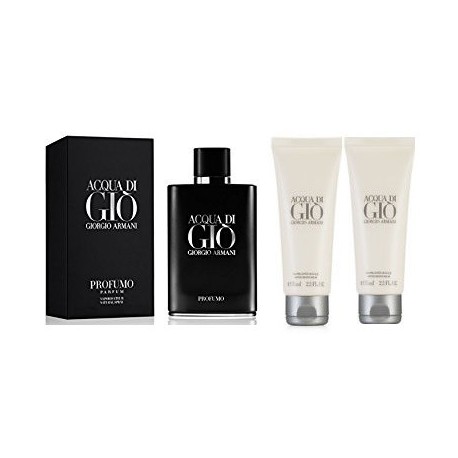 comprar perfumes online hombre ARMANI ACQUA DI GIO PROFUMO EDP 40 ML + GEL 75 ML + BALSAMO 75 ML SET REGALO