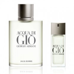 comprar perfumes online hombre GIORGIO ARMANI ACQUA DI GIO POUR HOMME EDT 100 ML + EDT 20 ML SET REGALO
