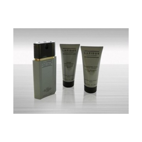 comprar perfumes online hombre TED LAPIDUS LAPIDUS POUR HOMME 100 ML + A/S 100 ML + GEL 100 ML SET