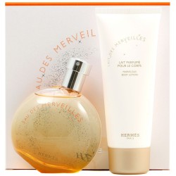 comprar perfumes online HERMES EAU DES MERVEILLES EDT 50 ML + B/L 75 ML SET REGALO mujer