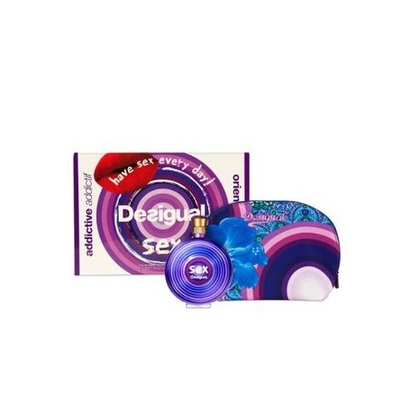 comprar perfumes online hombre DESIGUAL SEX EDT 100 ML + NECESER DESIGUAL SET REGALO