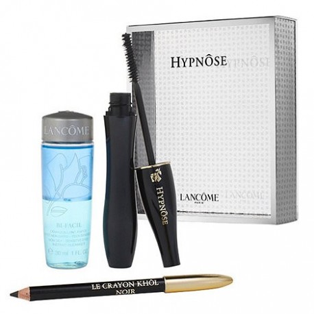 LANCOME HYPNOSE MASCARA BLACK 01  6,5 G. + BI-FACIL 30 ML + KHOL NEGRO SET