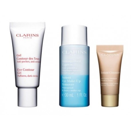 CLARINS GEL CONTORNO OJOS 15 ML + DESMAQ. OJOS + ANTIOJ. PACK FIDELIDAD