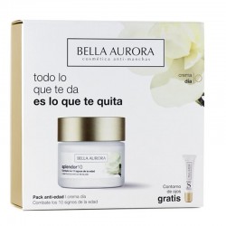 BELLA AURORA SPLENDOR 10 CREMA SET REGENERADORA 50 ML + CREMA CONTORNO OJOS 15 ML SET