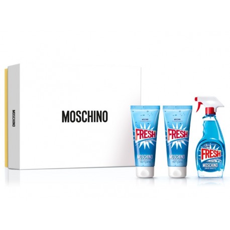 comprar perfumes online MOSCHINO FRESH COUTURE EDT 50 ML + B/LOC 100 + GEL 100 ML mujer