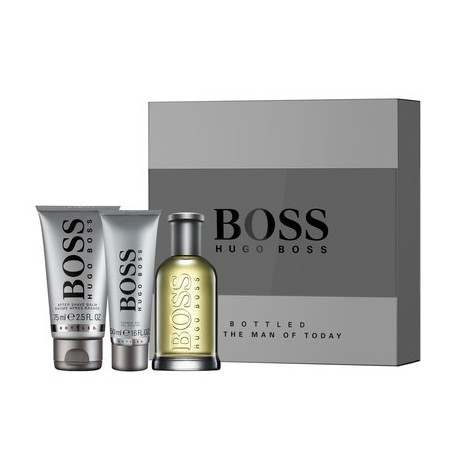 HUGO BOSS BOSS BOTTLED EDT 100 ML + A/S BALM 75 ML + S/GEL 50 ML SET REGALO