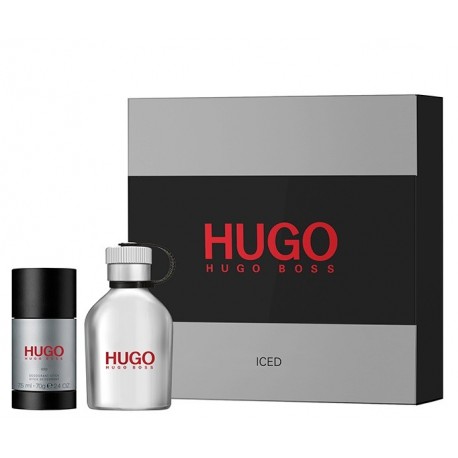 HUGO BOSS HUGO ICED EDT 75 ML + DEO STICK 75 ML SET REGALO