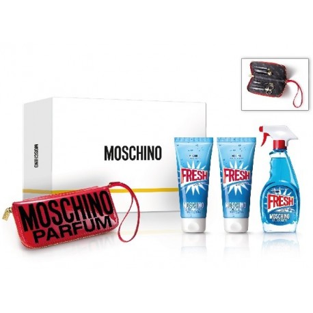 comprar perfumes online MOSCHINO FRESH COUTURE EDT 100 ML + B/LOC 100 + GEL 100 ML + KIT MANICURA mujer