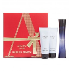 comprar perfumes online ARMANI CODE FEMME EDP 75 ML + B/L 75 ML + GEL 75 ML SET REGALO mujer