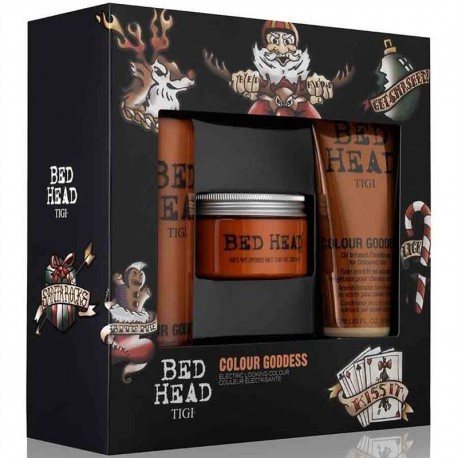 comprar acondicionador TIGI COLOUR GODDESS SHAMPOO 400 ML + CONDITIONER 200 ML + MASK 200 ML SET REGALO