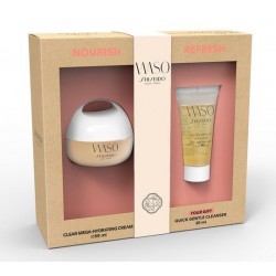 SHISEIDO WASO CLEAR MEGA HYDRATING CREAM 50 ML + CLEANSING FOAM SET