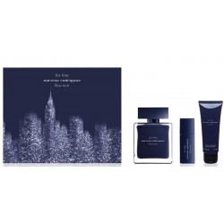 comprar perfumes online hombre NARCISO RODRIGUEZ BLEU NOIR HIM EDT 100 ML + EDT 10 ML + S/G 75 ML SET REGALO