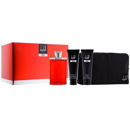 comprar perfumes online hombre DUNHILL DESIRE RED MEN EDT 100 ML + A/S BALM 90 ML + GEL 90 ML + NECESER SET REGALO