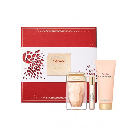 comprar perfumes online CARTIER LA PANTHERE EDP 75 ML + BODY LOCION 100 ML + 9 ML SET REGALO mujer