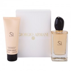 comprar perfumes online GIORGIO ARMANI SI EDP 100 ML + B/L 75 ML TRAVEL SET mujer