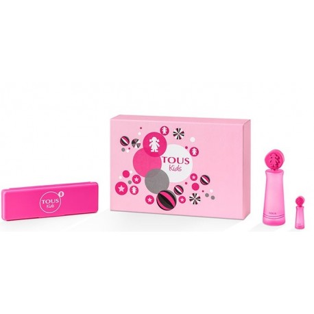 comprar perfumes online TOUS KIDS GIRL EDT 100 ML + MINIATURA 4 ML + ESTUCHE TOUS SET REGALO mujer