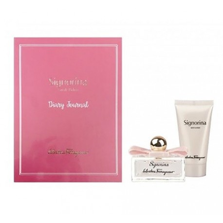 comprar perfumes online SALVATORE FERRAGAMO SIGNORINA EDP 100 ML + B/L 100 ML SET REGALO mujer