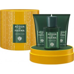 comprar perfumes online hombre ACQUA DI PARMA COLONIA CLUB EDC 100 ML + S/GEL 75 ML + A/S 75 ML SET REGALO