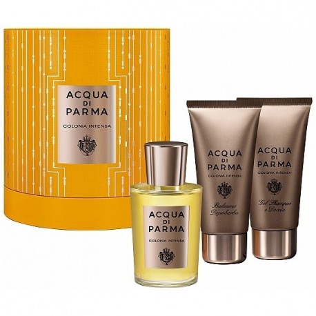 comprar perfumes online hombre ACQUA DI PARMA COLONIA INTENSA EDC 100 ML VP.+S/GEL 75 ML + A/S BALM 75 ML SET REGALO