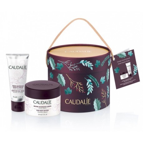 CAUDALIE SET CORPS GOURMAND BALSAMO CORPORAL 225 ML + CREMA MANOS Y UÑAS 75 ML