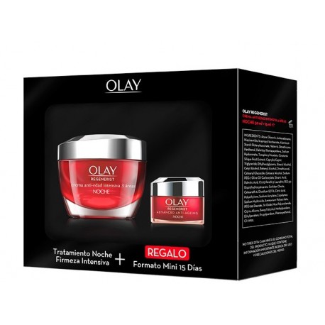 OLAY REGENERIST 3 AREAS DE CUIDADOS CREMA NOCHE 50 ML  + MINI 15 ML SET REGALO