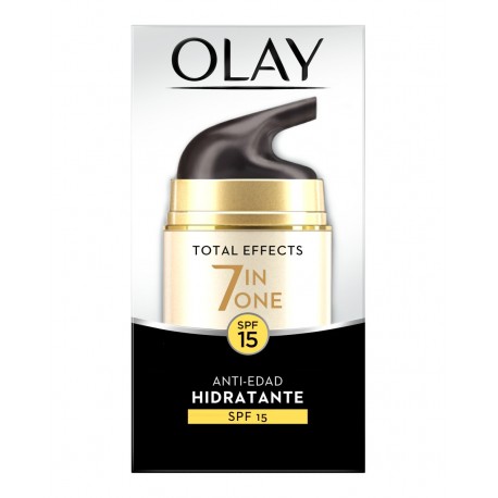 Comprar tratamientos online OLAY TOTAL EFFECTS X 7 CREMA DIA ANTIEDAD SPF 15 50 ML NUEVO FORMATO