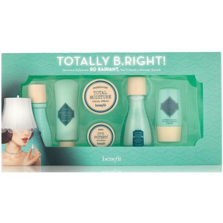 BENEFIT TOTALLY B.RIGHT! SKINCARE SOLUTION SET 6 PIECES