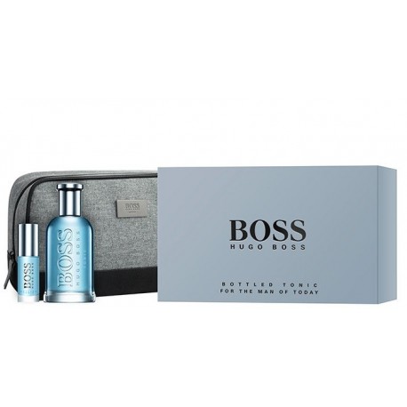 comprar perfumes online hombre HUGO BOSS BOSS BOTTLED TONIC EDT 100 ML + 8 ML + NECESER SET REGALO