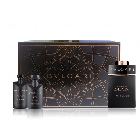 comprar perfumes online hombre BVLGARI MAN IN BLACK EDP 60 ML + GEL 40 ML + A/S BALM 40 ML SET