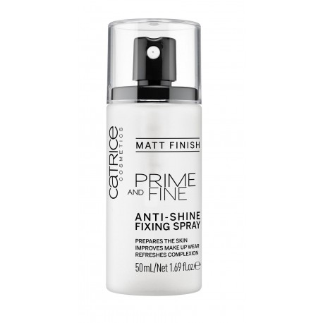 CATRICE SPRAY FIJADOR ANTIBRILLOS PRIME AND FINE 50 ML danaperfumerias.com