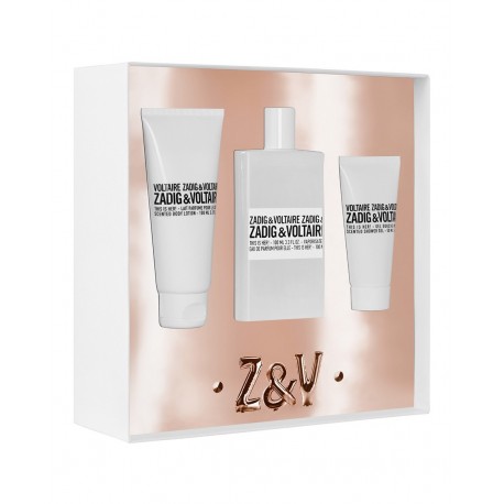 comprar perfumes online ZADIG & VOLTAIRE THIS IS HER EDP 100 ML + B/L 100 ML + GEL 50 ML SET REGALO mujer