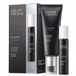 ANNE MOLLER FOR MAN FLASHTEC CREMA ANTIEDAD 50 ML + FLASHTEC CREMA ANTIFATIGA 15 ML SET