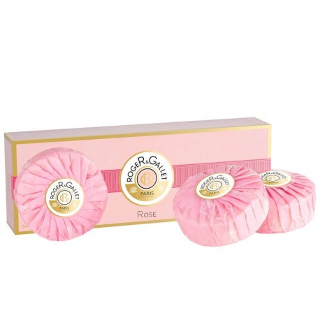 comprar perfumes online ROGER & GALLET ROSE JABONES 3 X 100 GR. mujer