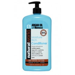 comprar acondicionador NATURAL WORLD MOROCCAN ARGAN OIL MOISTURE RICH CONDITIONER 1000 ML