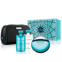 comprar perfumes online hombre BVLGARI AQVA POUR HOMME MARINE EDT 100 ML + GEL 75 + A/SHAVE 75 + NECESER SET