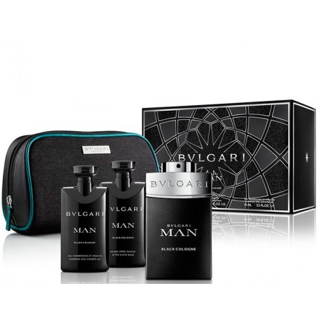 comprar perfumes online hombre BVLGARI MAN IN BLACK COLOGNE EDC 100 ML + A/S 75 ML + GEL 75 ML + NECESER SET
