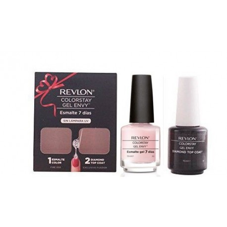 REVLON COLORSTAY GEL ENVY DUO TOP COAT Y ESMALTE PINK COTTON 040