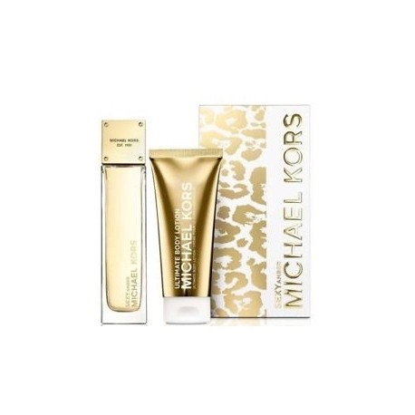 comprar perfumes online MICHAEL KORS SEXY AMBER EDP 100 ML +ULTIMATE BODY LOTION 100ML mujer