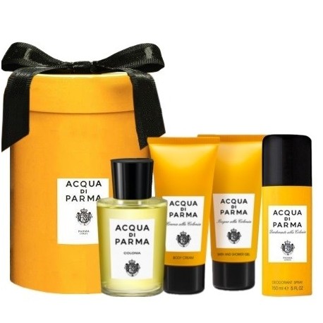 comprar perfumes online hombre ACQUA DI PARMA COLONIA PURA SET EDC 100 ML+BODY CREAM 150ML+DEODORANT SPRAY 150ML