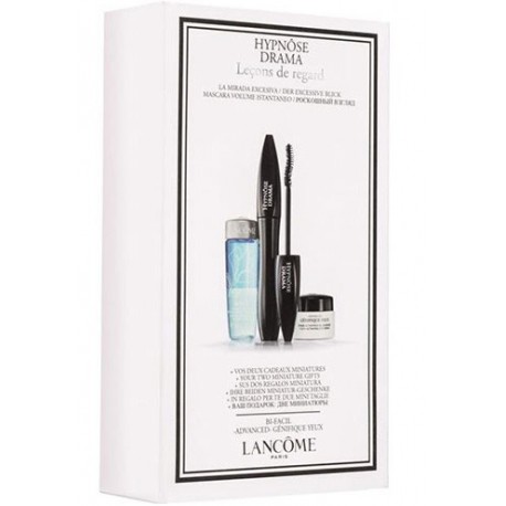 LANCOME MASCARA HYPNOSE VOLUME 01 EXCESSIVE BLACK+ GENIFIQUE YEYX 5 ML + DESM. 30 ML SET