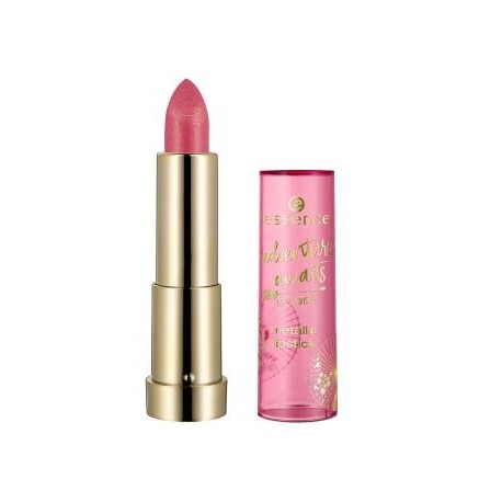 ESSENCE ADVENTURE AWAITS BARRA DE LABIOS METALLIC 02 KISSES FROM ASIA