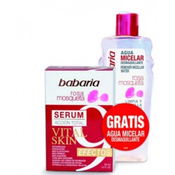 BABARIA SET ROSA MOSQUETA SERUM 9 EFECTOS 50 ML + AGUA MISCELAR 200 ML DESCATALOGADO