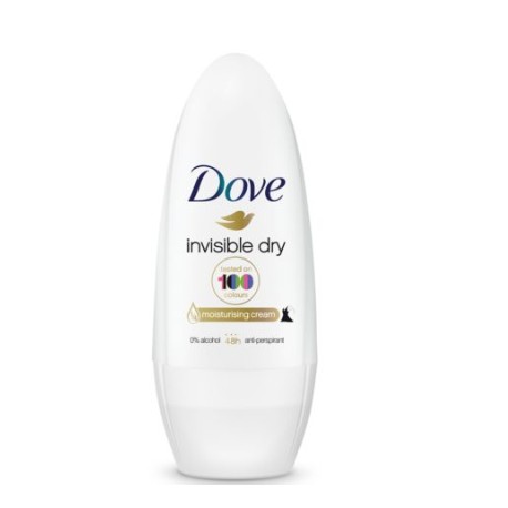 DOVE DESODORANTE MUJER INVISIBLE DRY ROLL ON 50 ML danaperfumerias.com/es/